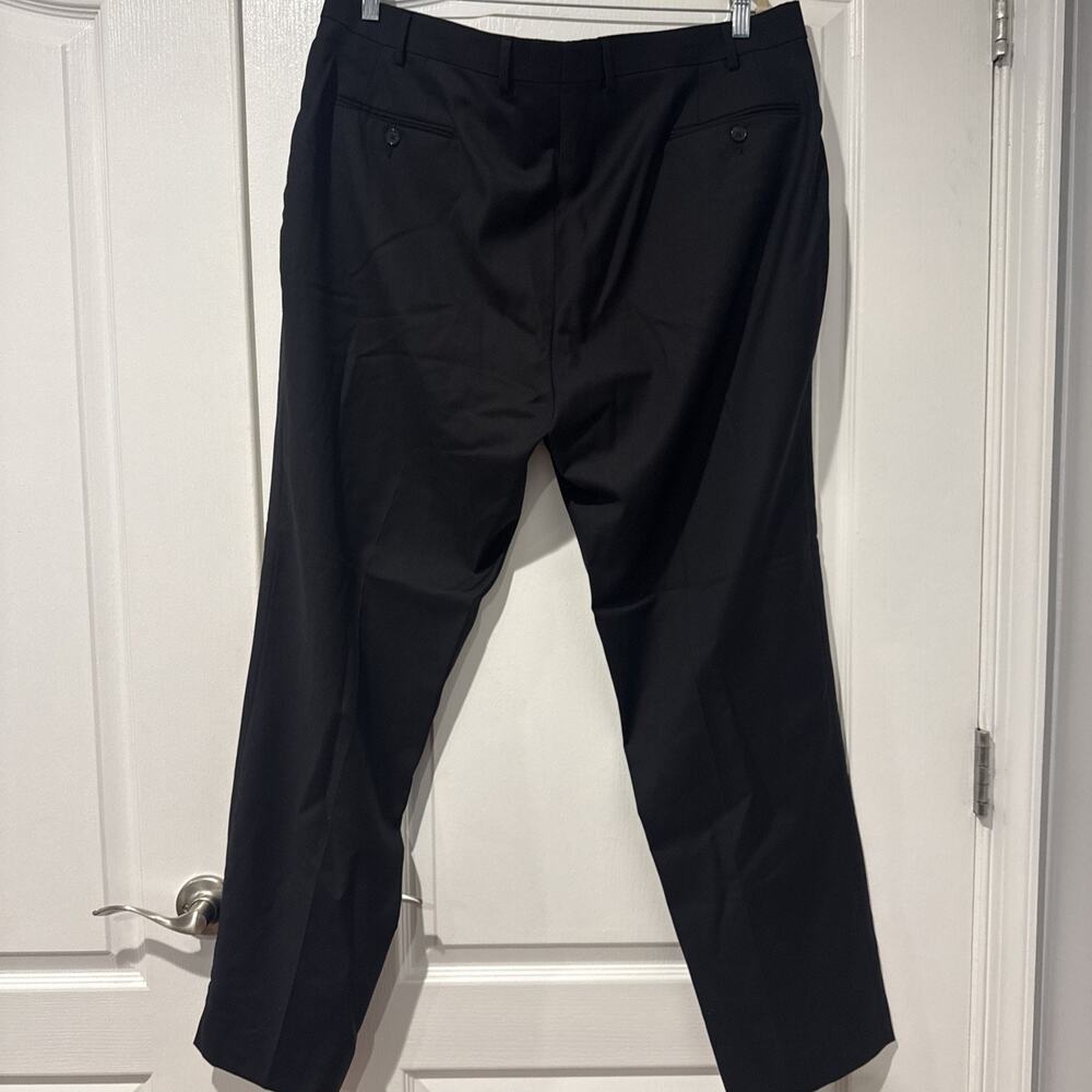 Lauren Ralph Lauren Men's Black Dress Pants Straight Leg Wool Blend 42x32 - Picture 4 of 9